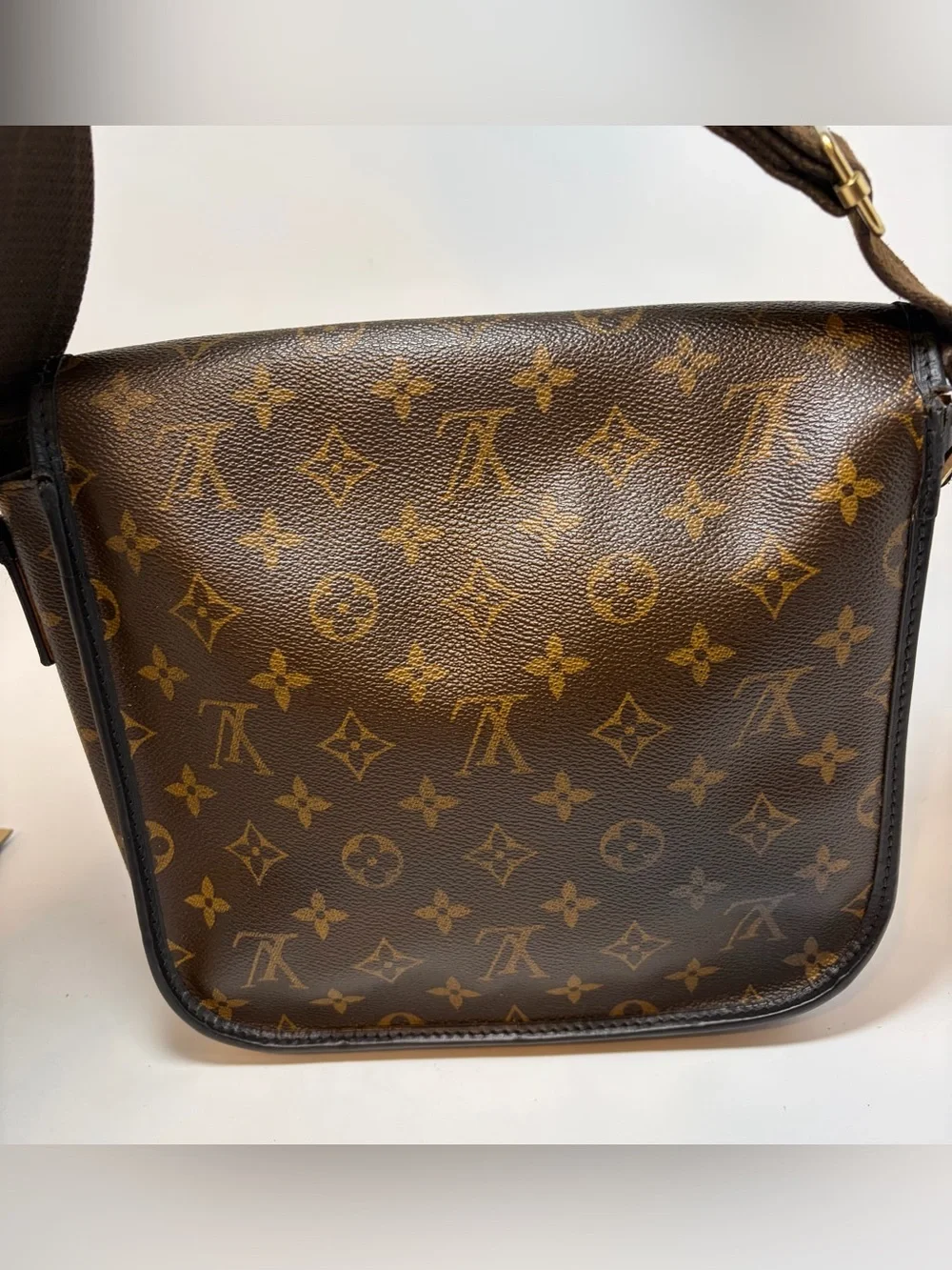 Louis Vuitton Bosphore PM Messenger Bag Macassar Monogram